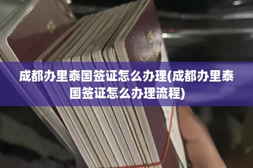 成都办里泰国签证怎么办理(成都办里泰国签证怎么办理流程)  第1张