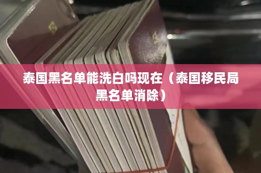 泰国黑名单能洗白吗现在（泰国移民局黑名单消除）  第1张