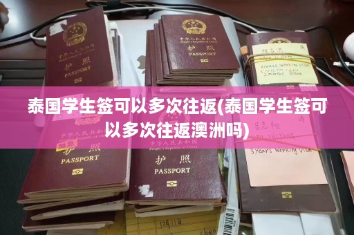 泰国学生签可以多次往返(泰国学生签可以多次往返澳洲吗)  第1张