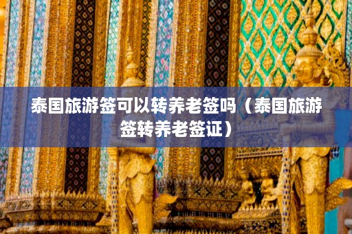 泰国旅游签可以转养老签吗（泰国旅游签转养老签证）  第1张