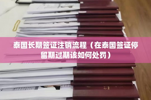 泰国长期签证注销流程（在泰国签证停留期过期该如何处罚）  第1张