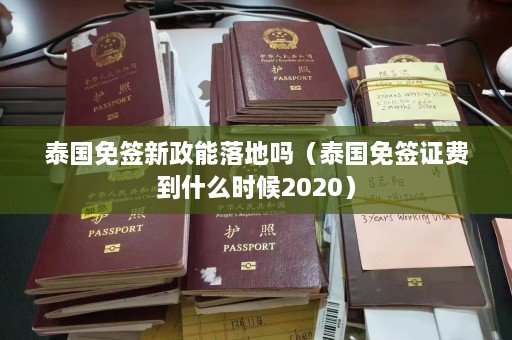 泰国免签新政能落地吗（泰国免签证费到什么时候2020）  第1张