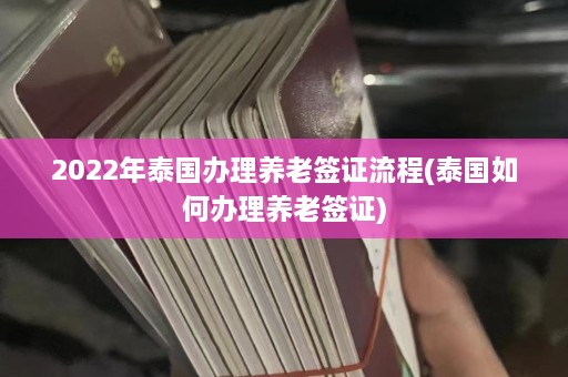 2022年泰国办理养老签证流程(泰国如何办理养老签证)  第1张