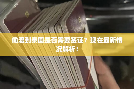 偷渡到泰国是否需要签证？现在最新情况解析！  第1张