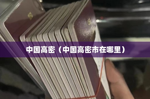 中国高密（中国高密市在哪里）  第1张