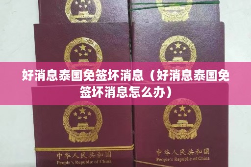 好消息泰国免签坏消息（好消息泰国免签坏消息怎么办）  第1张