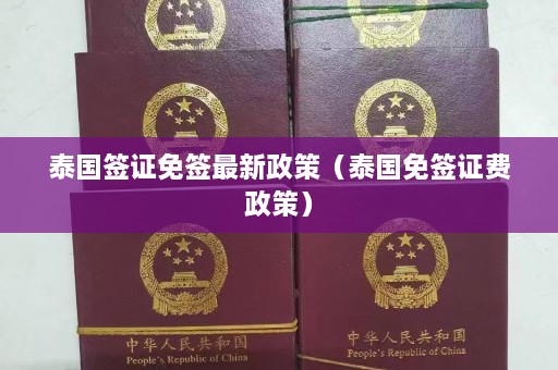 泰国签证免签最新政策（泰国免签证费政策）  第1张