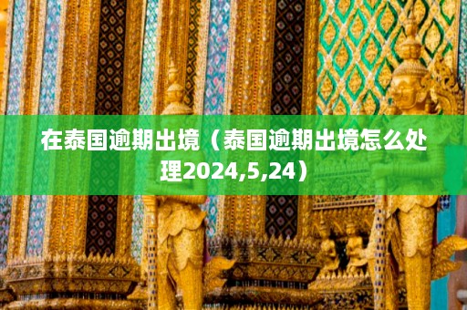 在泰国逾期出境（泰国逾期出境怎么处理2024,5,24）  第1张