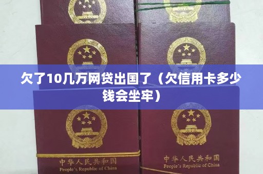 欠了10几万网 *** 出国了（欠信用卡多少钱会坐牢）  第1张