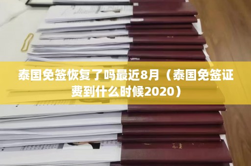 泰国免签恢复了吗最近8月（泰国免签证费到什么时候2020）  第1张