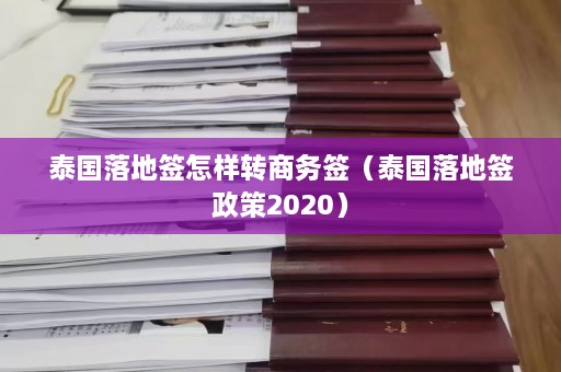 泰国落地签怎样转商务签（泰国落地签政策2020）  第1张