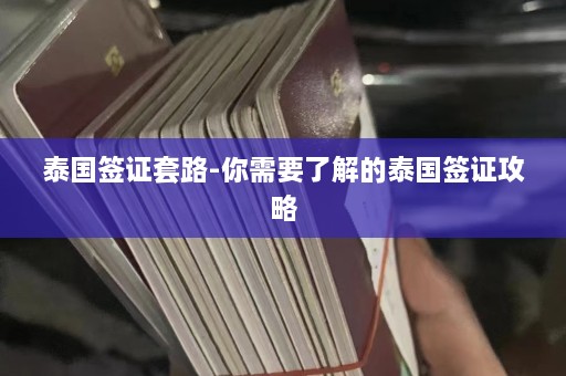 泰国签证套路-你需要了解的泰国签证攻略  第1张