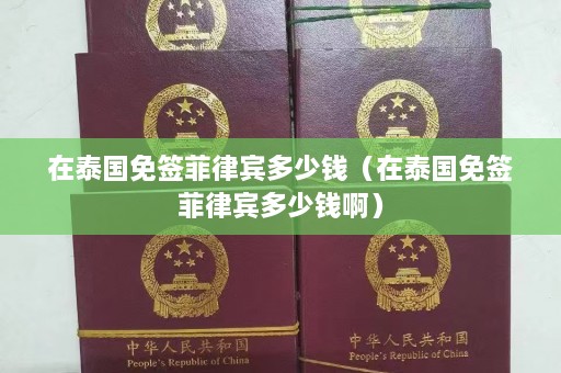 在泰国免签菲律宾多少钱（在泰国免签菲律宾多少钱啊）  第1张