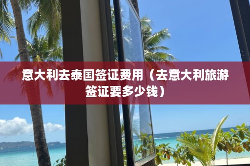 意大利去泰国签证费用（去意大利旅游签证要多少钱）  第1张