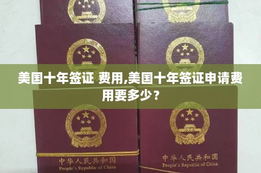 美国十年签证 费用,美国十年签证申请费用要多少？