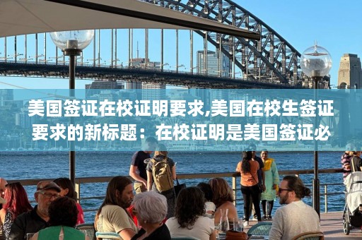 美国签证在校证明要求,美国在校生签证要求的新标题：在校证明是美国签证必备文件