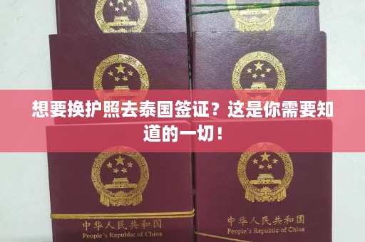 想要换护照去泰国签证？这是你需要知道的一切！  第1张