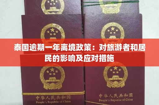 泰国逾期一年离境政策：对旅游者和居民的影响及应对措施