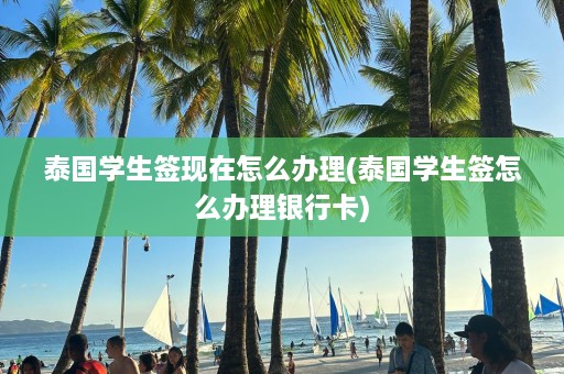 泰国学生签现在怎么办理(泰国学生签怎么办理银行卡)  第1张