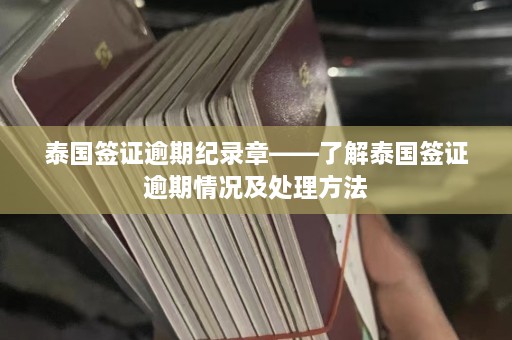 泰国签证逾期纪录章——了解泰国签证逾期情况及处理方法