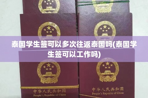 泰国学生签可以多次往返泰国吗(泰国学生签可以工作吗)  第1张