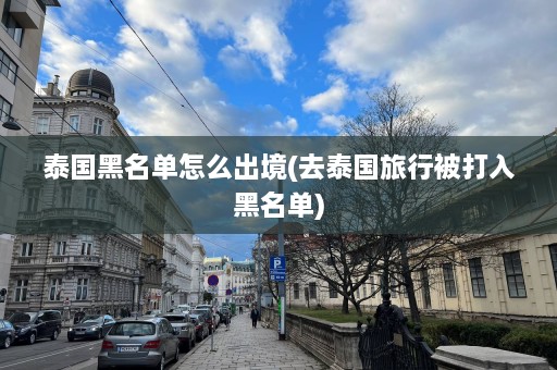 泰国黑名单怎么出境(去泰国旅行被打入黑名单)  第1张