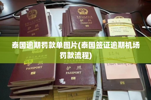 泰国逾期罚款单图片(泰国签证逾期机场罚款流程)