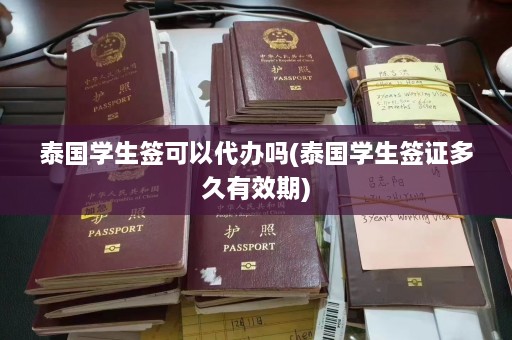 泰国学生签可以代办吗(泰国学生签证多久有效期)  第1张