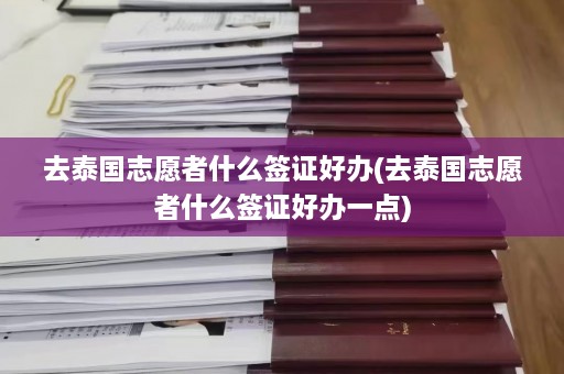 去泰国志愿者什么签证好办(去泰国志愿者什么签证好办一点)  第1张