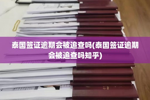 泰国签证逾期会被追查吗(泰国签证逾期会被追查吗知乎)  第1张