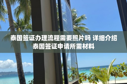 泰国签证办理流程需要照片吗 详细介绍泰国签证申请所需材料  第1张