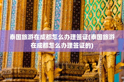 泰国旅游在成都怎么办理签证(泰国旅游在成都怎么办理签证的)  第1张