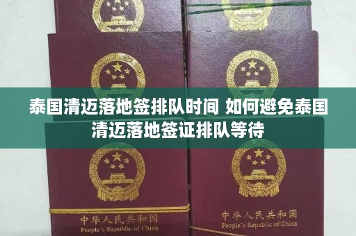 泰国清迈落地签排队时间 如何避免泰国清迈落地签证排队等待