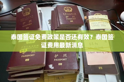 泰国签证免费政策是否还有效？泰国签证费用最新消息  第1张