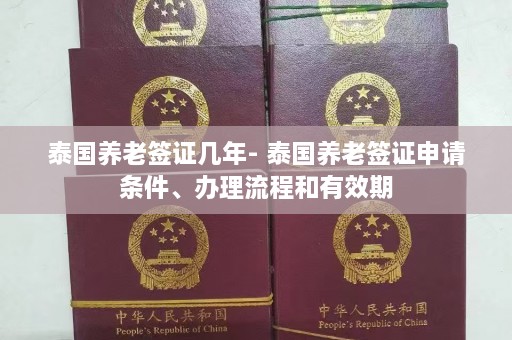 泰国养老签证几年- 泰国养老签证申请条件、办理流程和有效期  第1张