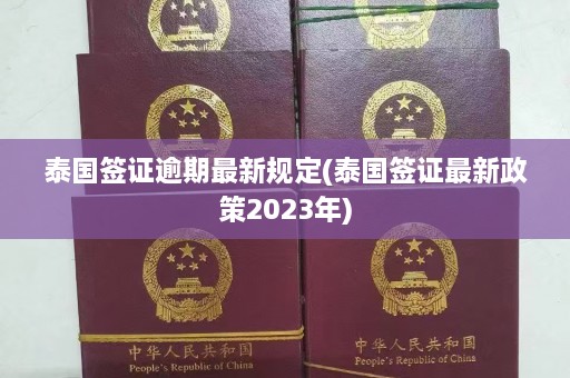 泰国签证逾期最新规定(泰国签证最新政策2023年)  第1张