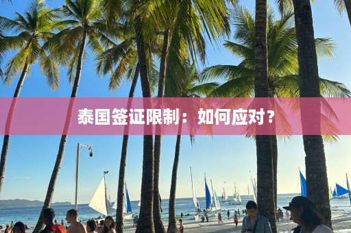 泰国签证限制：如何应对？  第1张