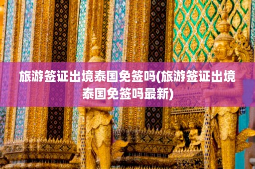 旅游签证出境泰国免签吗(旅游签证出境泰国免签吗最新)  第1张