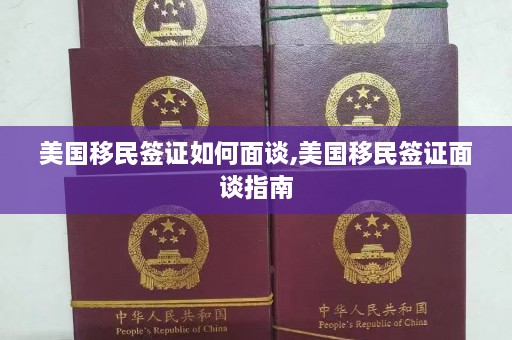 美国移民签证如何面谈,美国移民签证面谈指南  第1张