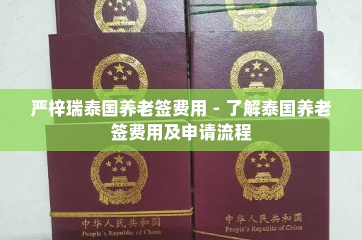 严梓瑞泰国养老签费用 - 了解泰国养老签费用及申请流程  第1张