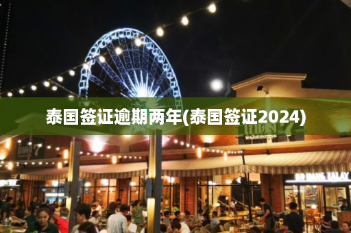 泰国签证逾期两年(泰国签证2024)