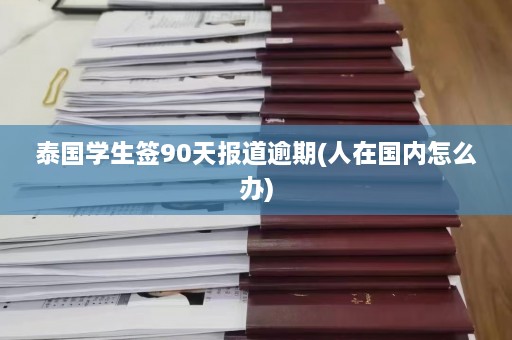 泰国学生签90天报道逾期(人在国内怎么办)