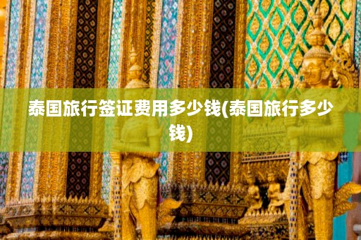 泰国旅行签证费用多少钱(泰国旅行多少钱)  第1张