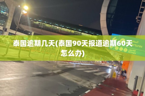 泰国逾期几天(泰国90天报道逾期60天怎么办)  第1张