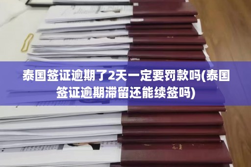 泰国签证逾期了2天一定要罚款吗(泰国签证逾期滞留还能续签吗)  第1张