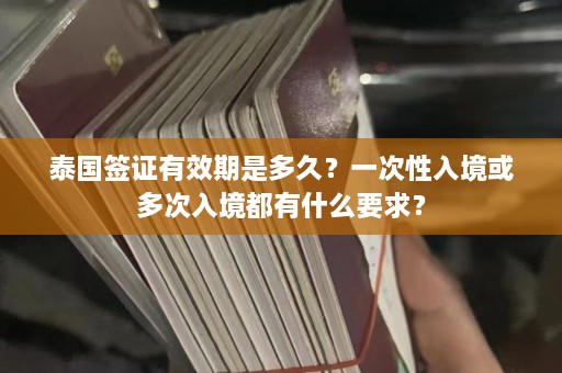 泰国签证有效期是多久？一次性入境或多次入境都有什么要求？  第1张