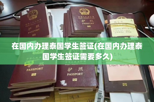 在国内办理泰国学生签证(在国内办理泰国学生签证需要多久)  第1张