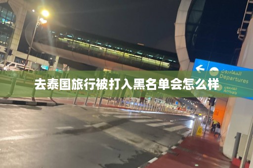 去泰国旅行被打入黑名单会怎么样  第1张