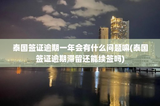 泰国签证逾期一年会有什么问题嘛(泰国签证逾期滞留还能续签吗)  第1张