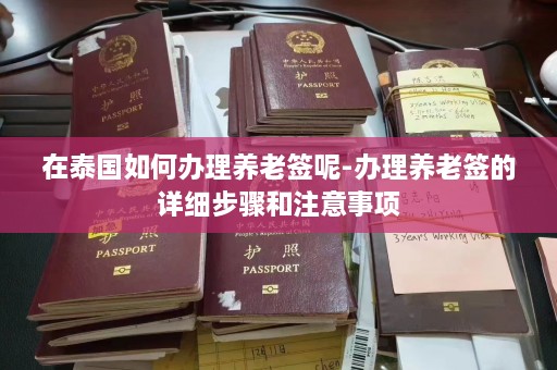 在泰国如何办理养老签呢-办理养老签的详细步骤和注意事项  第1张